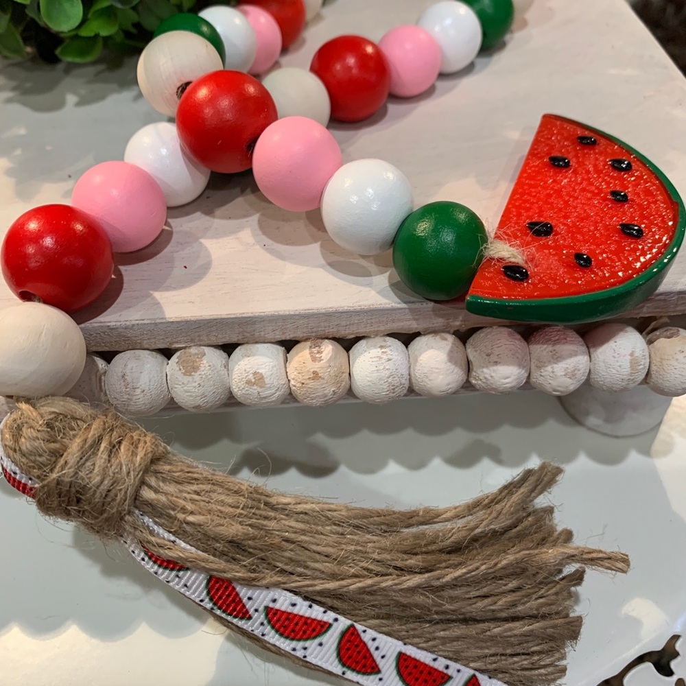 Watermelon farmhouse decor beads